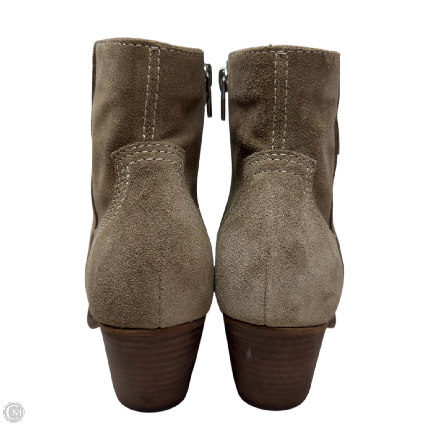 Silma Western Booties By Dolce Vita In Tan, Size: 8