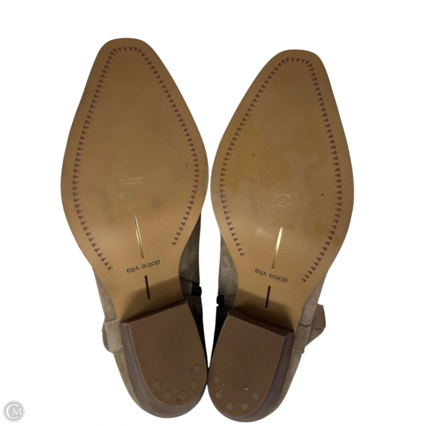 Silma Western Booties By Dolce Vita In Tan, Size: 8