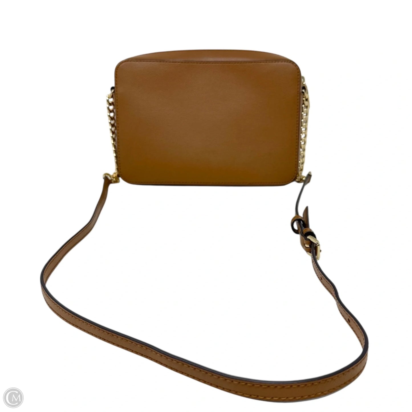Jet Set Large Saffiano Leather Crossbody Bag Designer By Michael Kors, Size: Medium