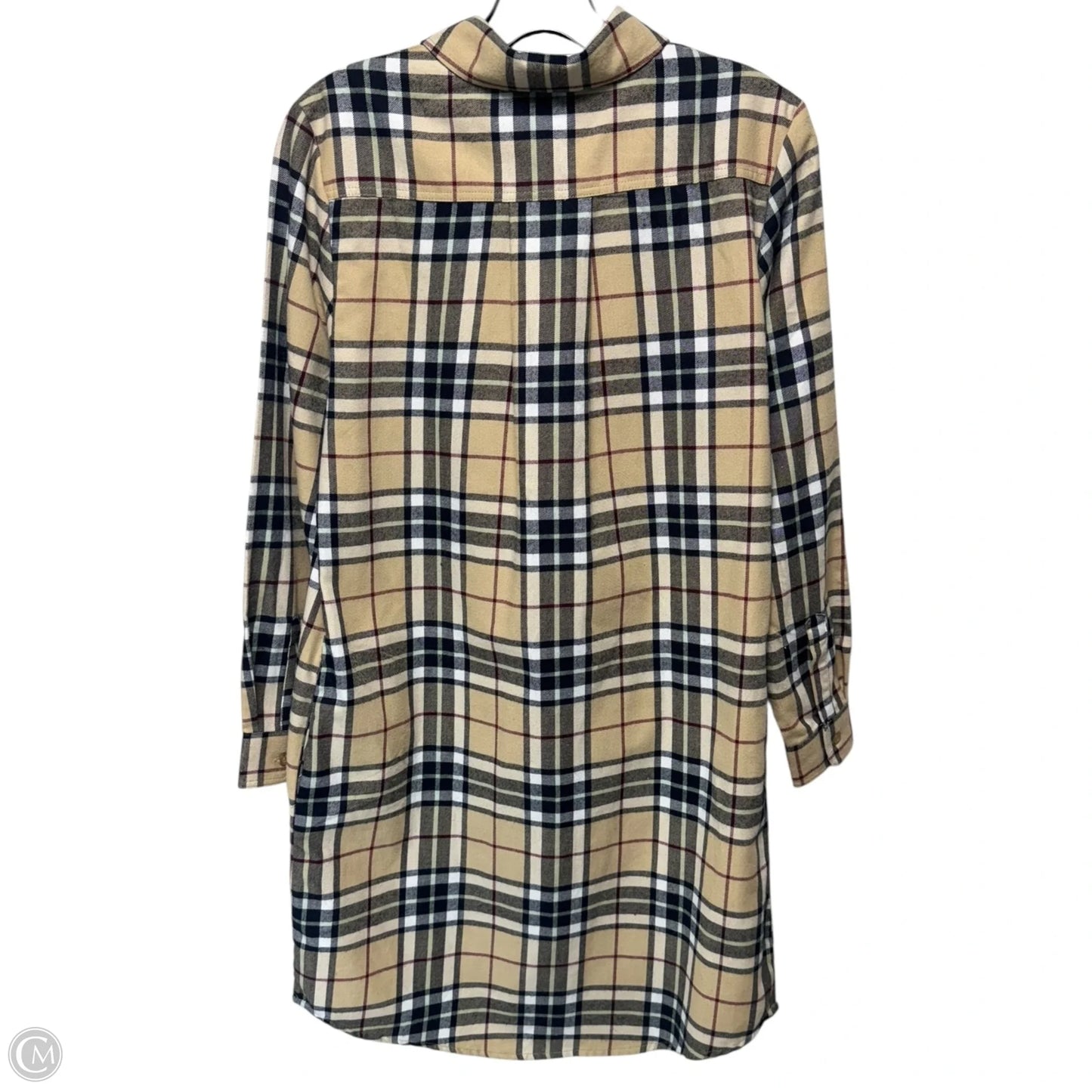 Dakota Dress Casual Short By Lauren James In Plaid Pattern, Size: S