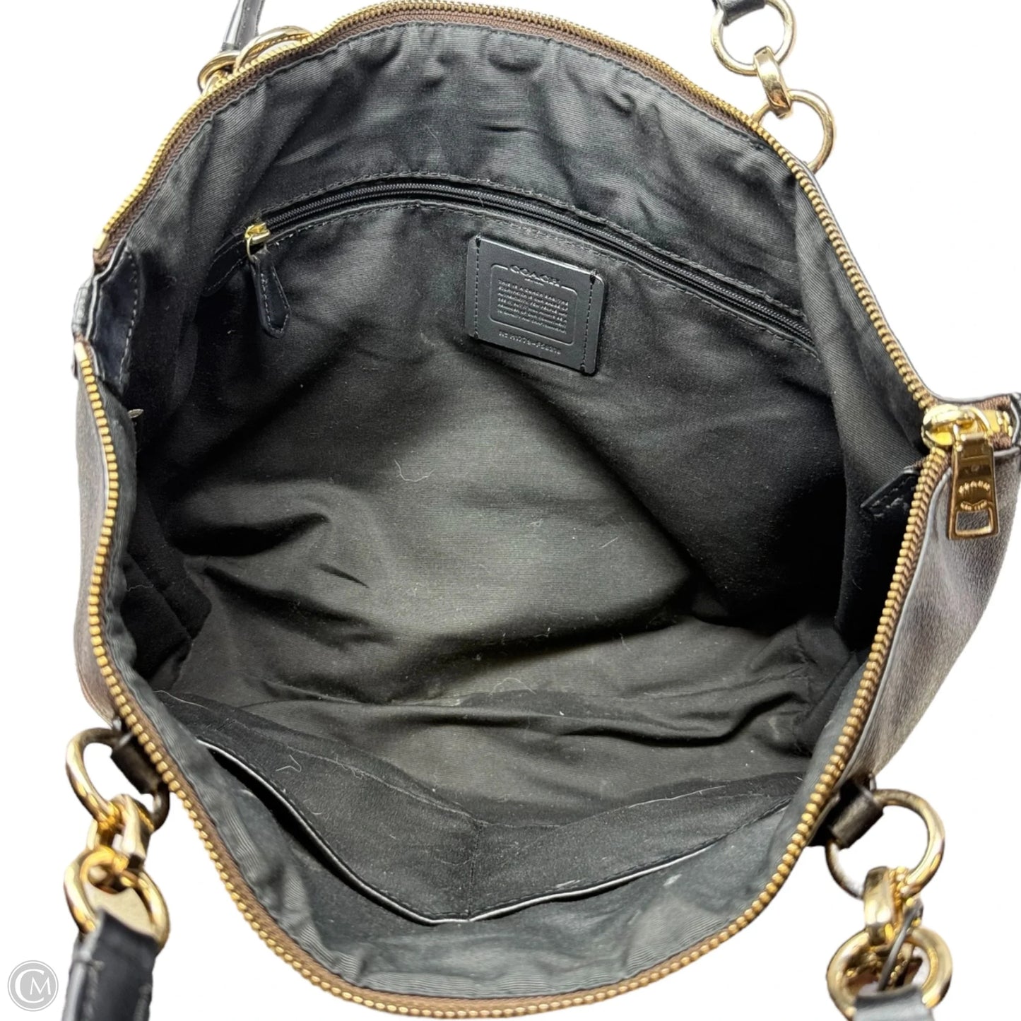 Tote Designer By Coach, Size: Medium