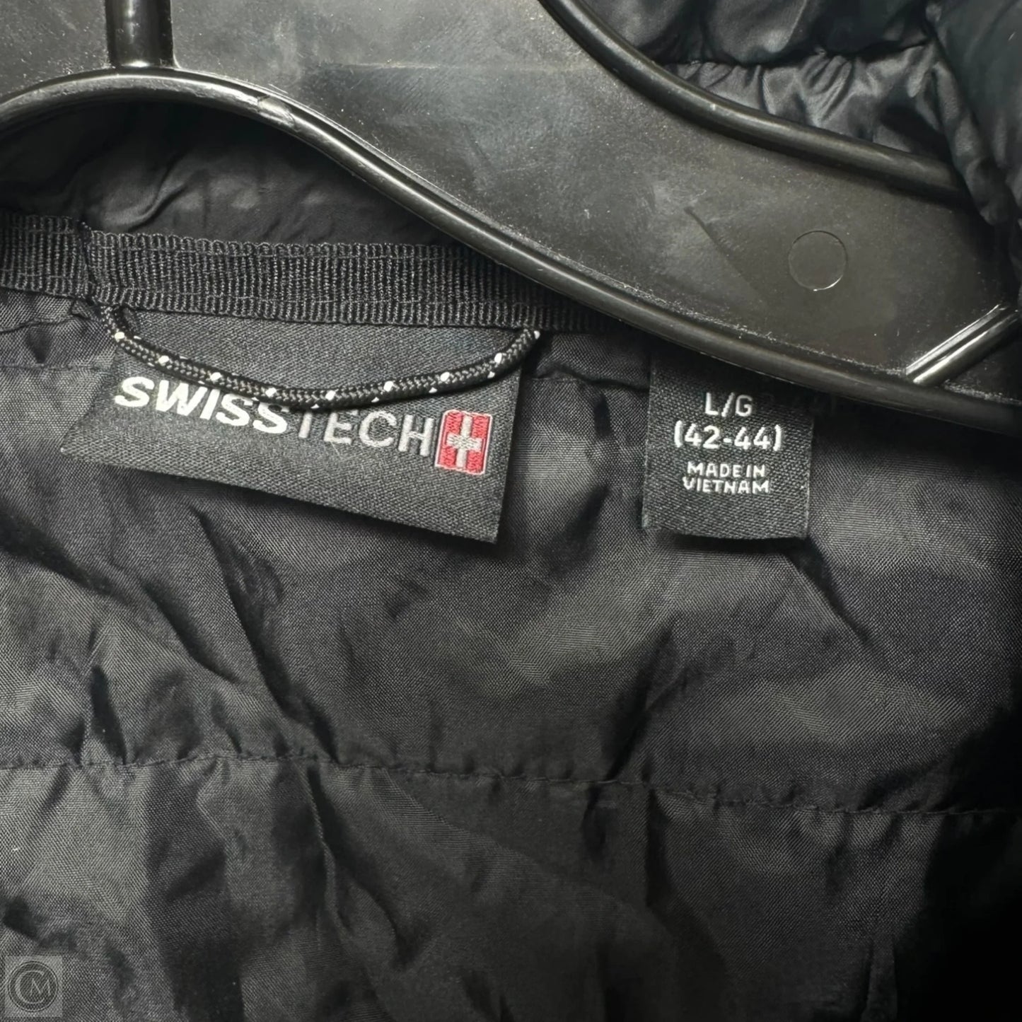 Jacket Puffer & Quilted By Swisstech In Black, Size: L MENS