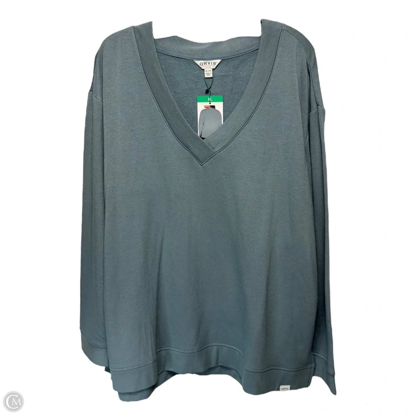 Sweatshirt Crewneck By Orvis In Green, Size: Xl