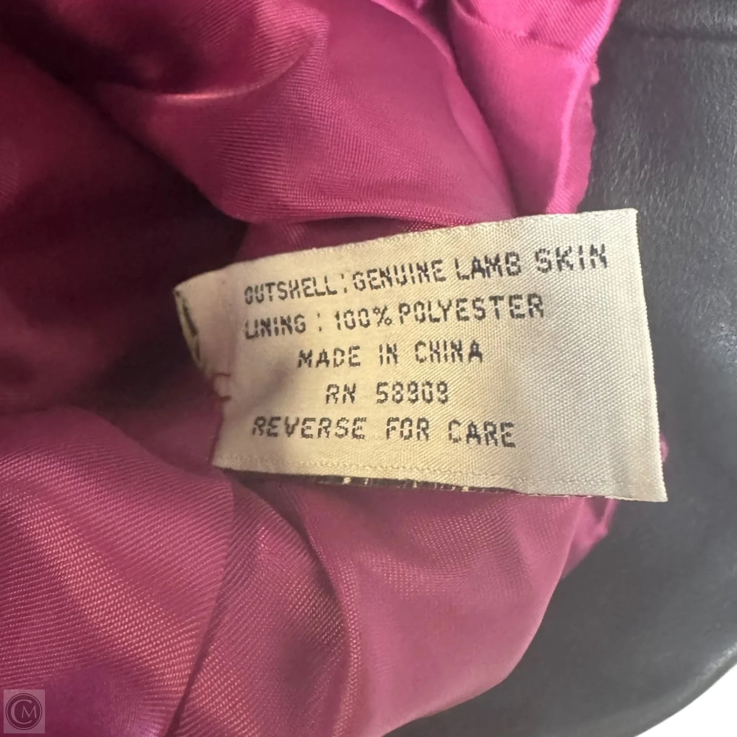 Coat Leather By Preston And New York In Black, Size: M