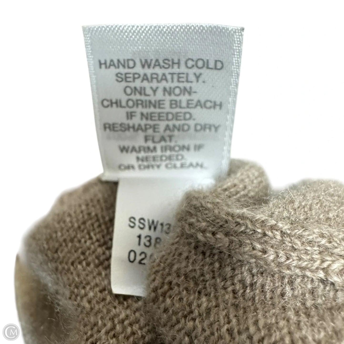 Sweater Cardigan Cashmere By J. Jill In Beige, Size: 2x