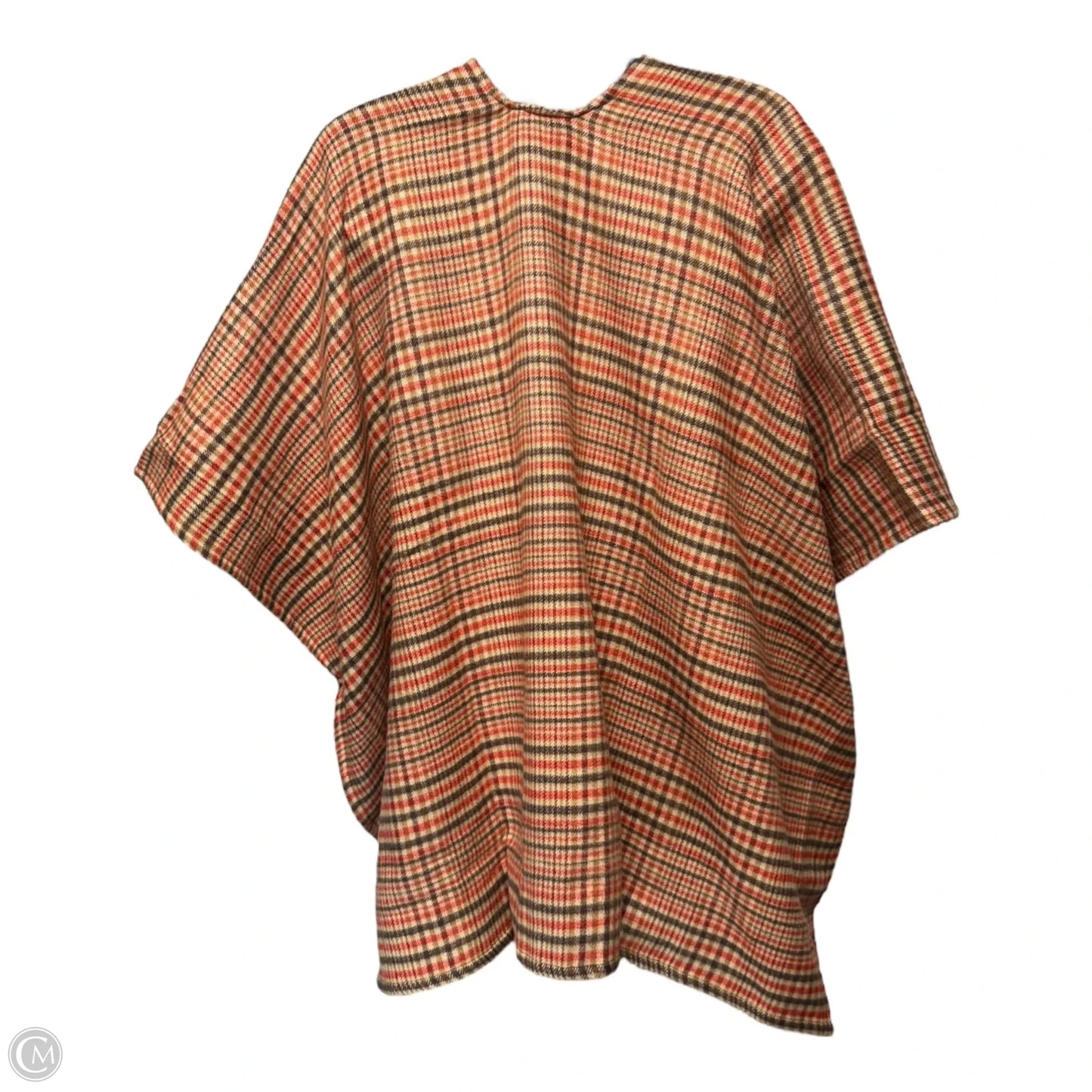 Reversible Shawl By Talbots In Plaid Pattern, Size: Xs/s
