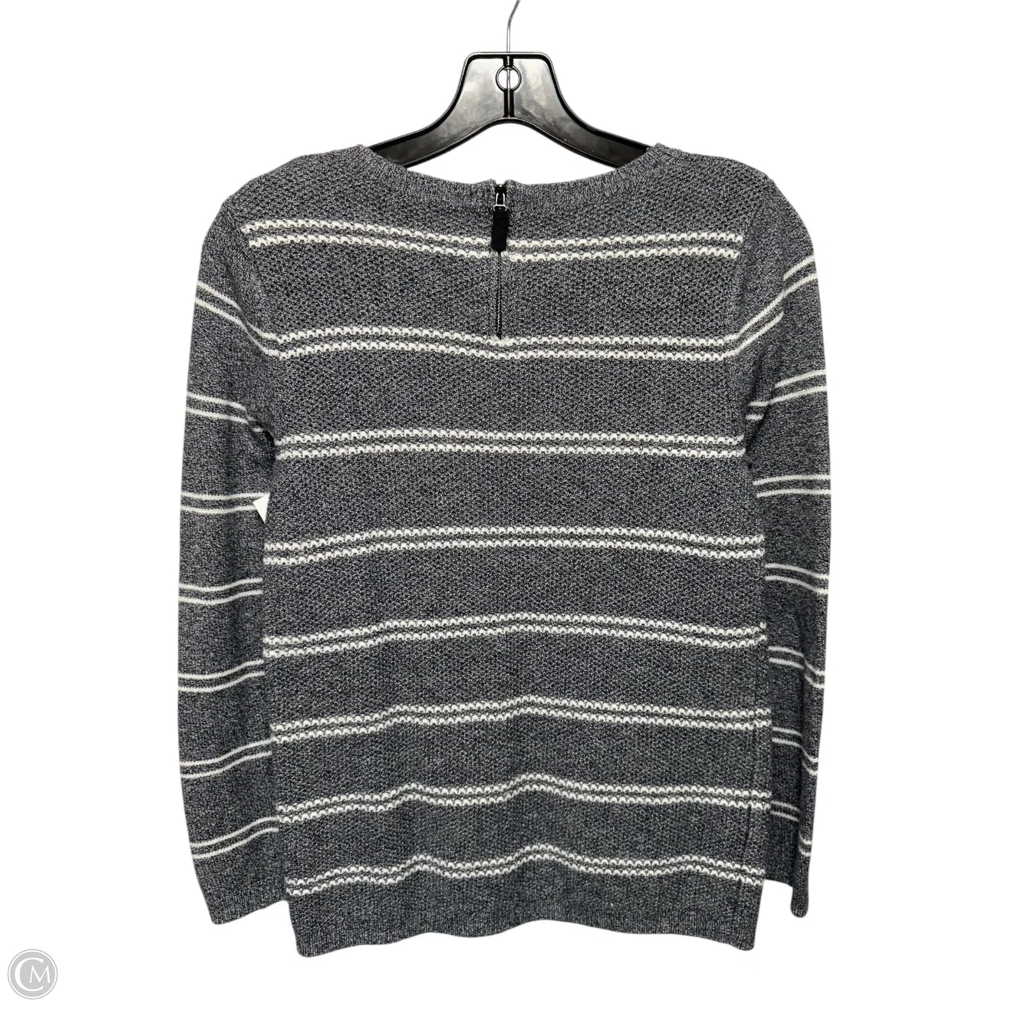 Sweater By Talbots In Blue & White, Size: Sp