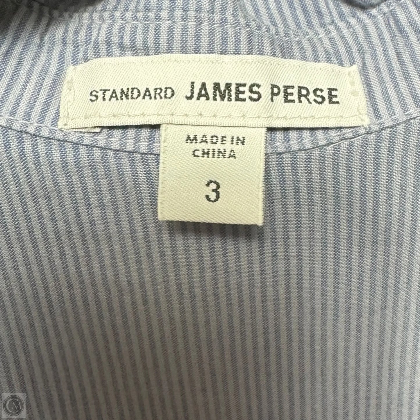 Top 3/4 Sleeve By James Perse In Blue, Size: L