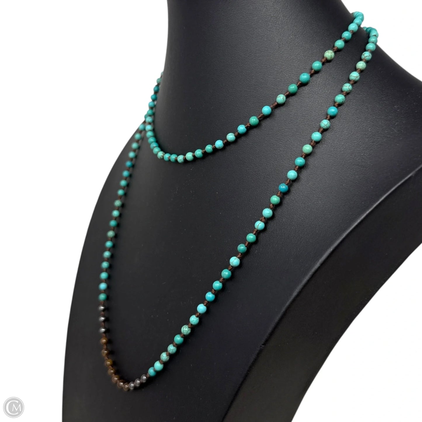 Great Lengths Howlite Bronzite Bead Sterling Silver N2396 Necklace By Silpada