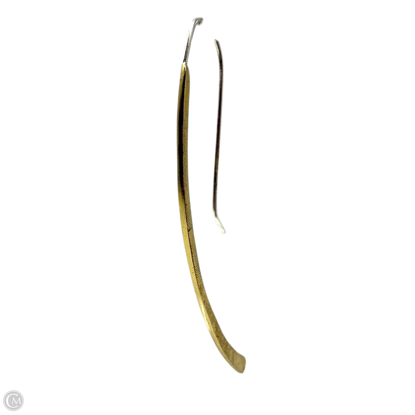 Sterling Silver KR Contour Art Earrings Dangle/drop By Silpada