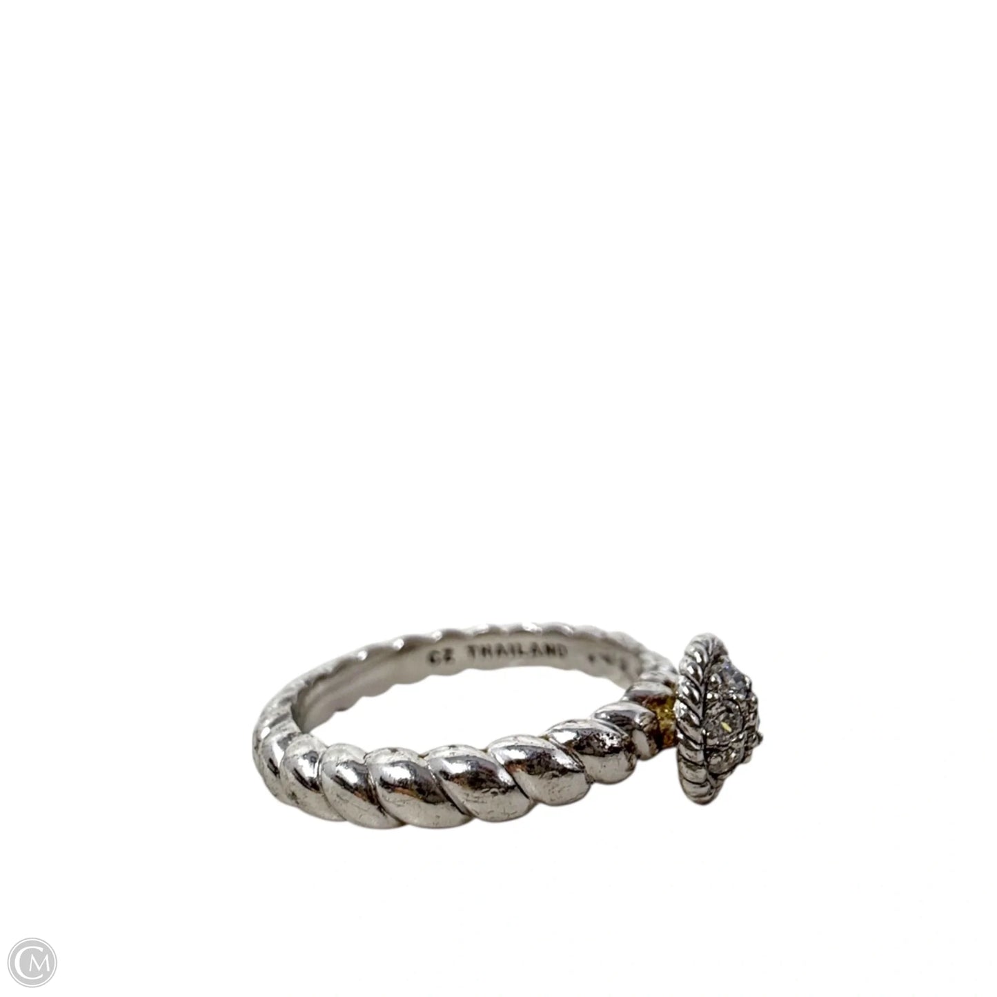 Sterling Silver & CZ Ring By Judith Ripka For Qvc, Size: 9