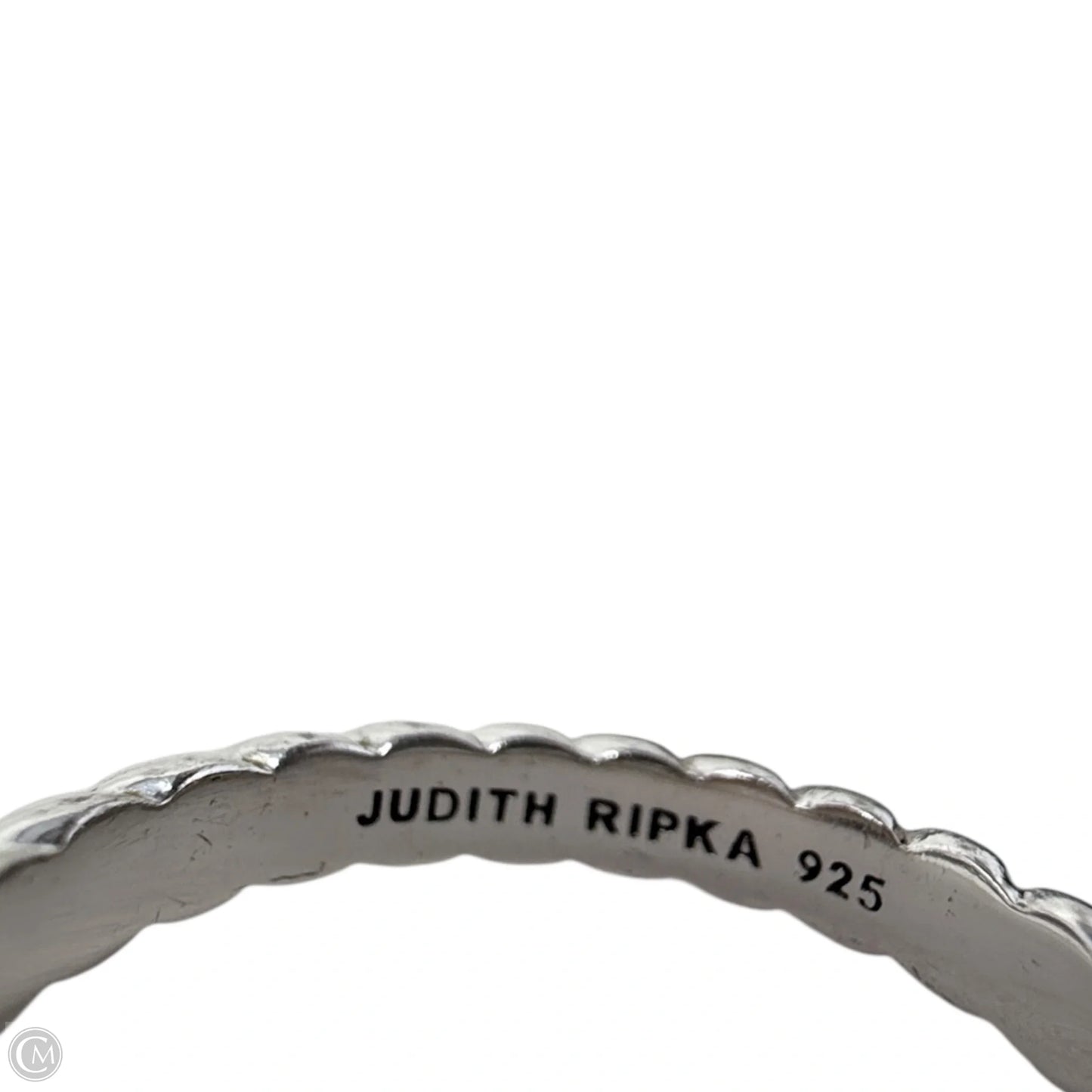 Sterling Silver & CZ Ring By Judith Ripka For Qvc, Size: 9