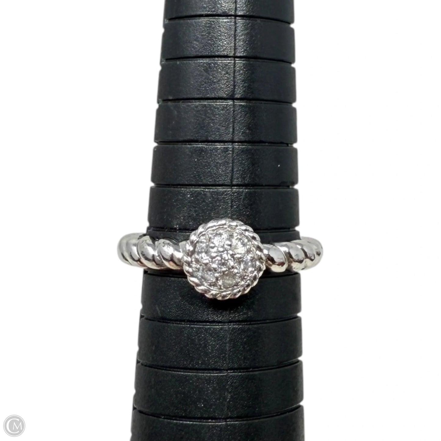 Sterling Silver & CZ Ring By Judith Ripka For Qvc, Size: 9