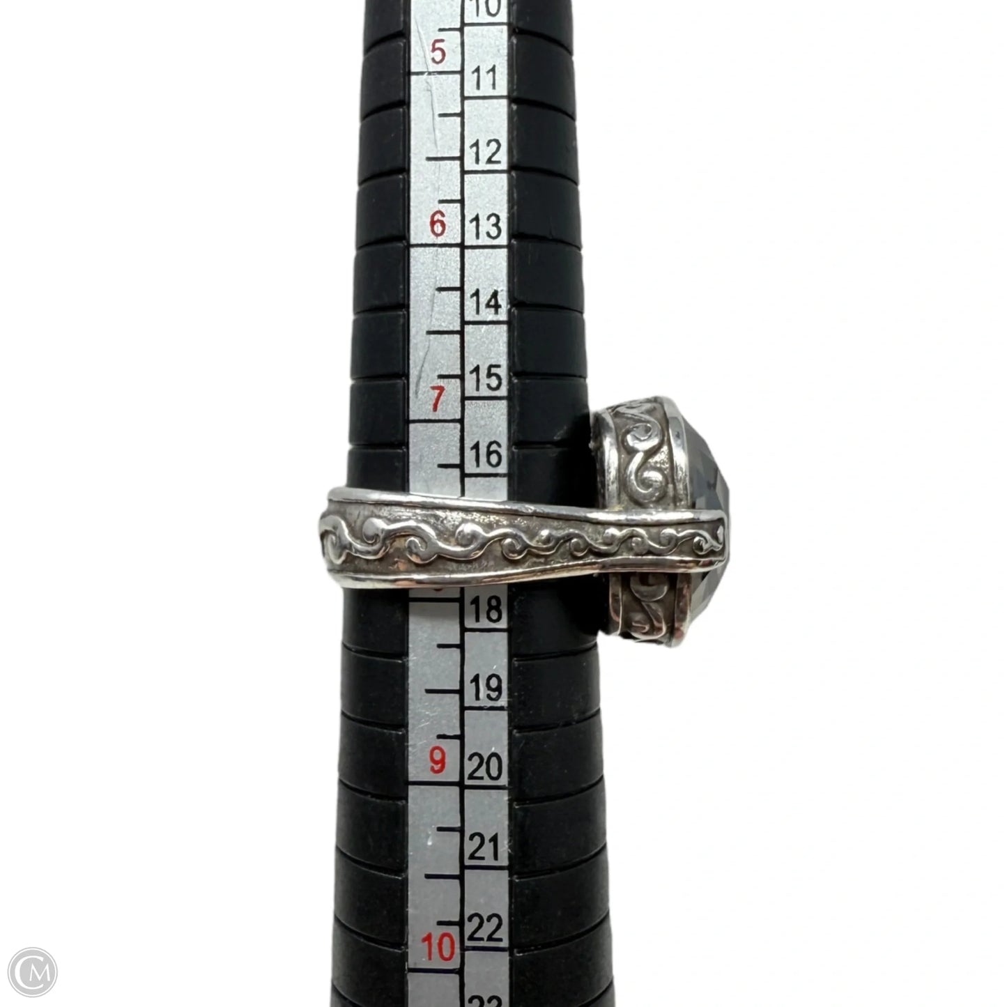 Retired Venus Rising Swarovski Crystal Scroll Statement Ring By Brighton, Size: 8