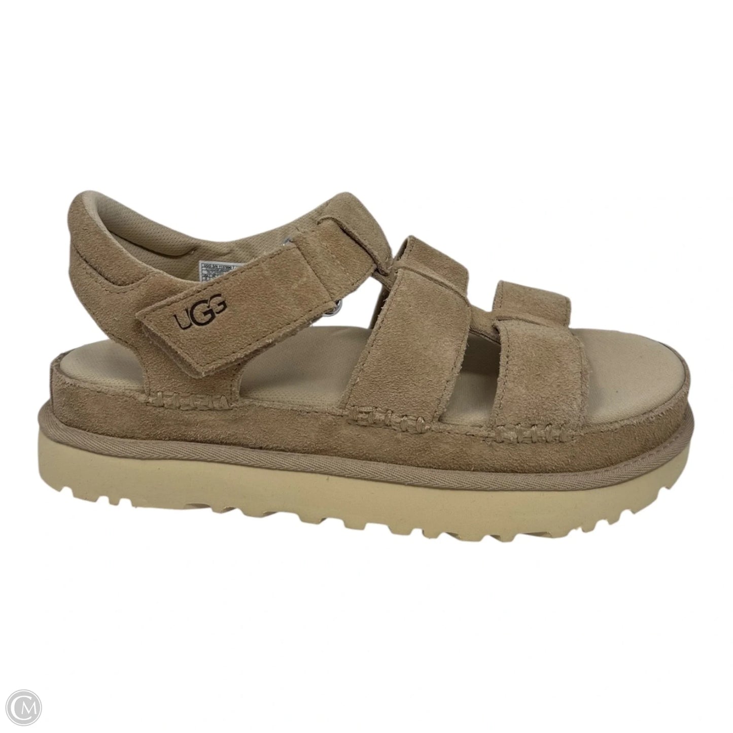 Goldenstar Sandals Designer By Ugg In Tan, Size: 9