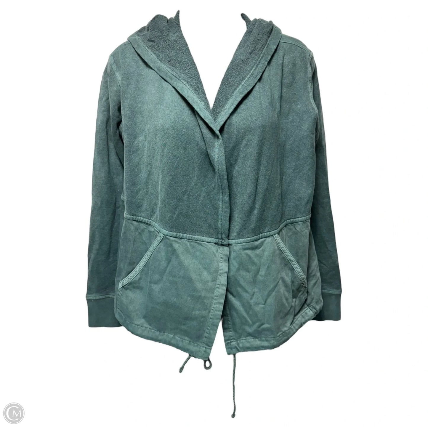 Epiq Jacardi-Hydro Vintage Wash Sweatshirt Hoodie By Toad & Co In Teal, Size: Xs