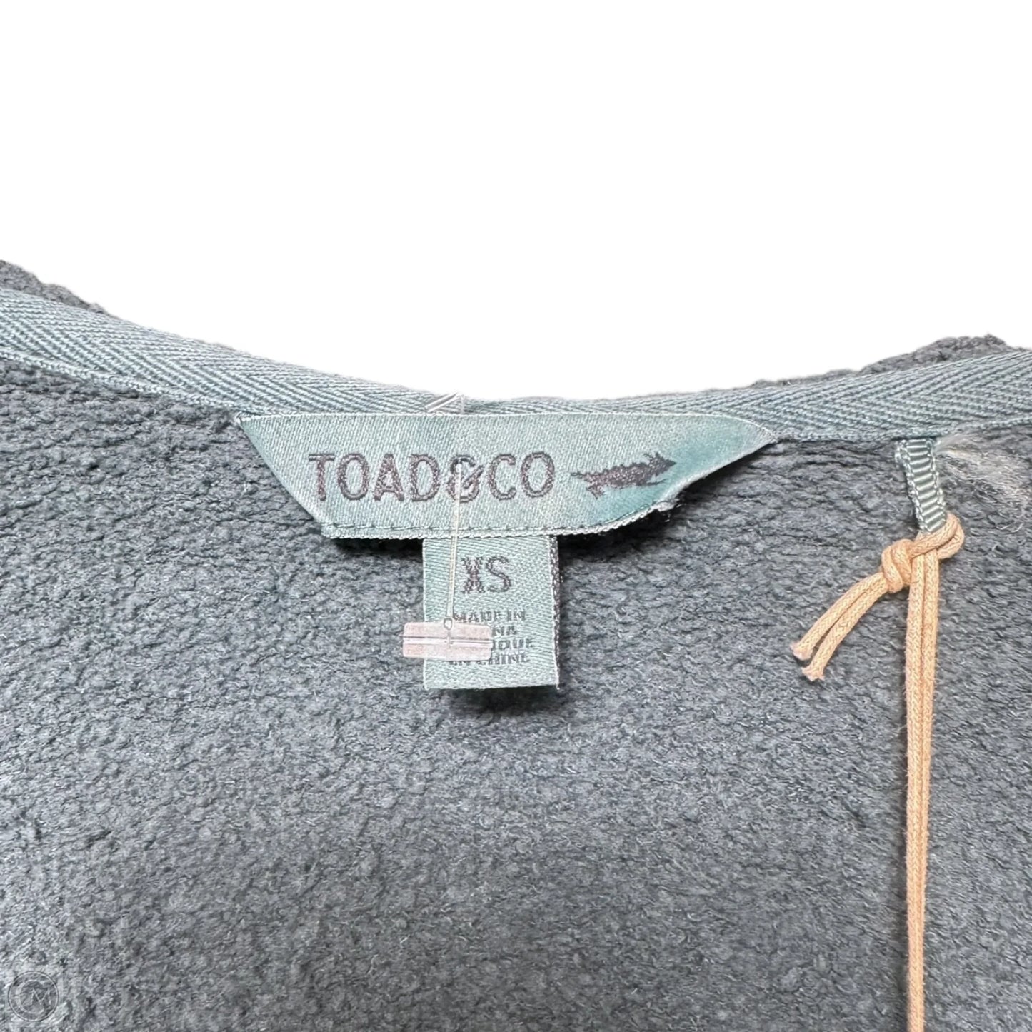 Epiq Jacardi-Hydro Vintage Wash Sweatshirt Hoodie By Toad & Co In Teal, Size: Xs