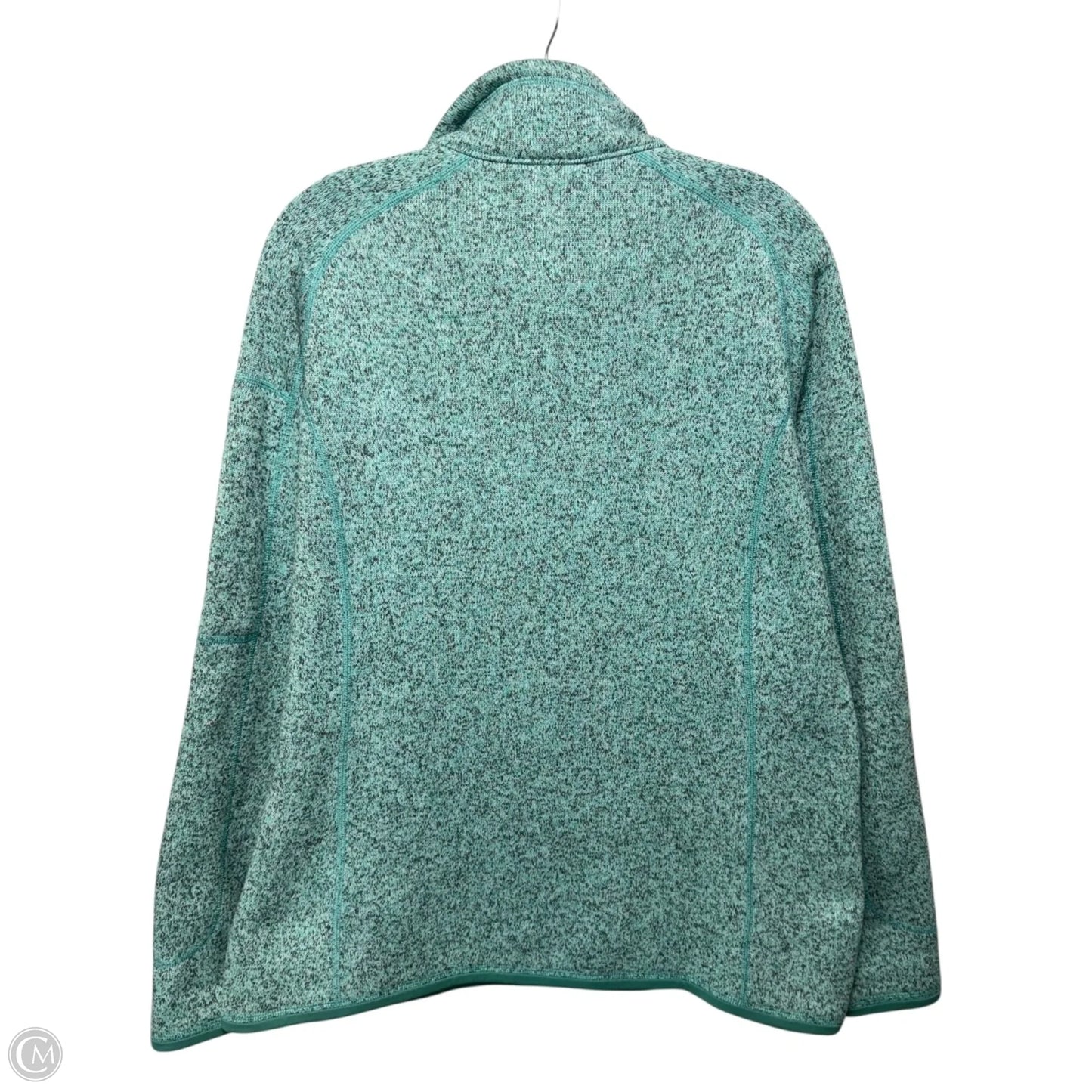 Athletic Fleece Lined Jacket By Patagonia In Aqua, Size: Xl