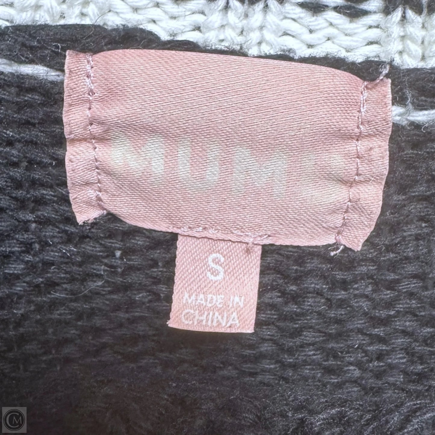 Sweater By Mumu In Black & White, Size: S