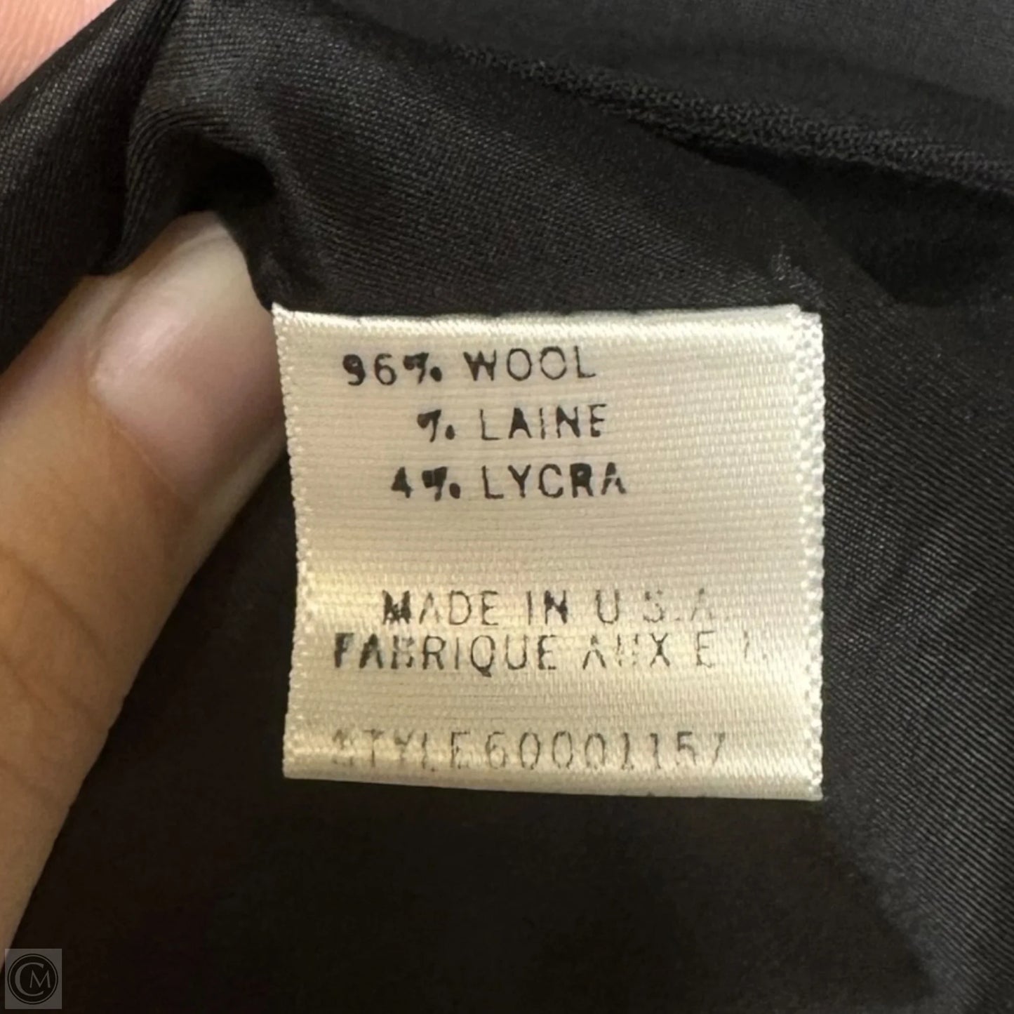 Wool Blazer By Theory In Black, Size: 2