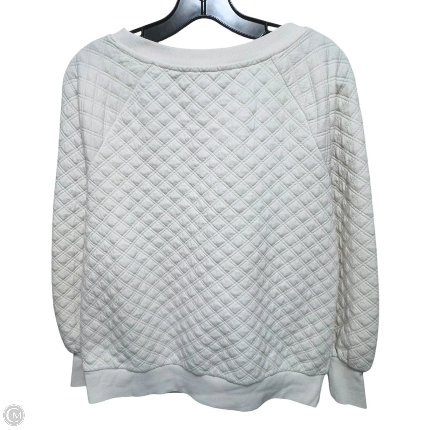 Top Long Sleeve By Loft In Cream, Size: S