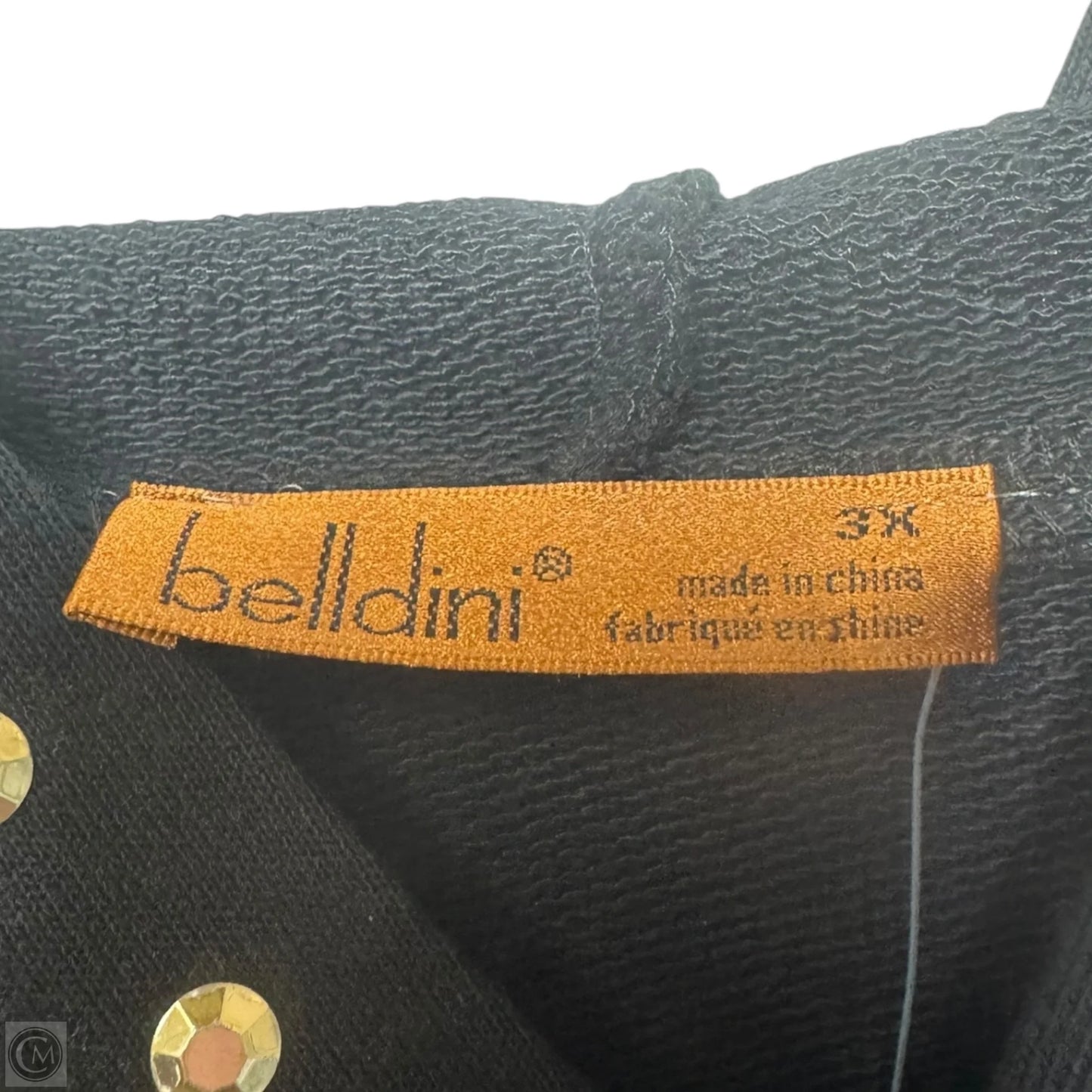 Sweatshirt Hoodie By Belldini In Black, Size: 3x