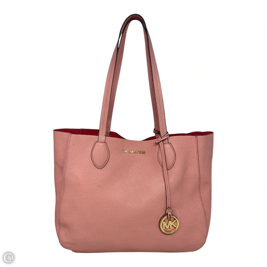 Mae Reversible Tote Handbag Leather By Michael By Michael Kors, Size: Large