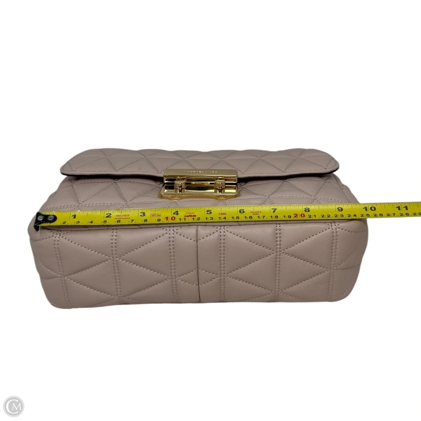 Sloan Quilted Handbag Leather By Michael By Michael Kors, Size: Medium