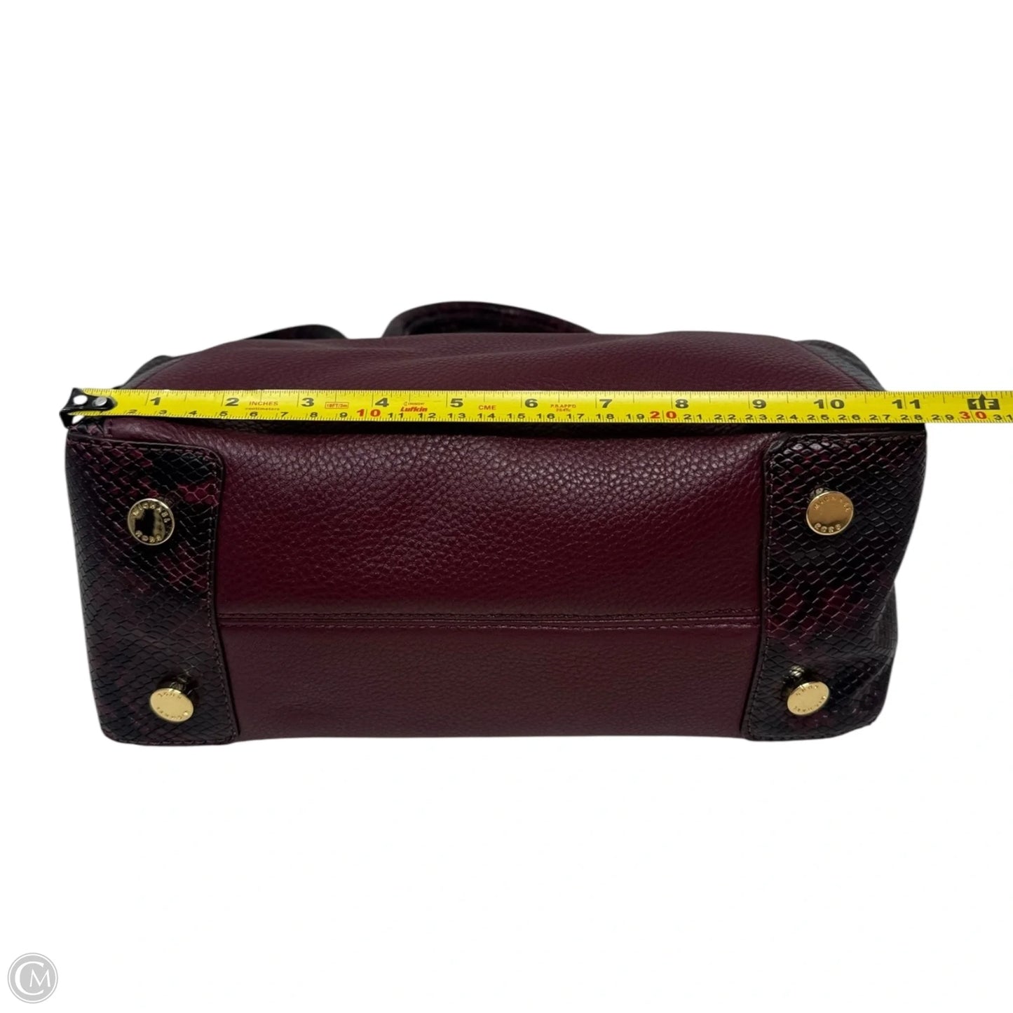 Riley Satchel Handbag Leather By Michael By Michael Kors, Size: Medium