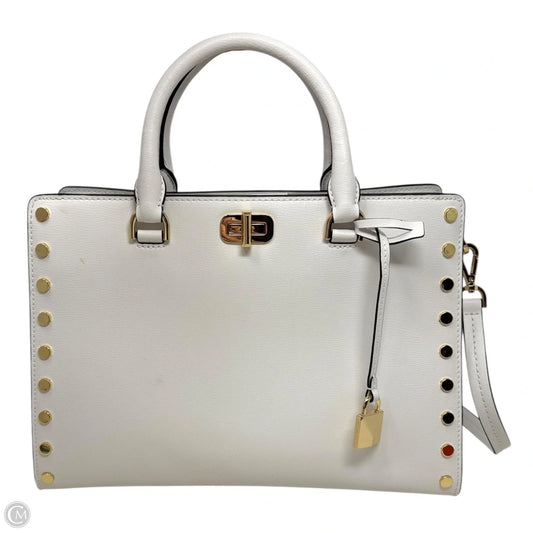 Sylvie Studded Handbag Leather By Michael By Michael Kors, Size: Medium