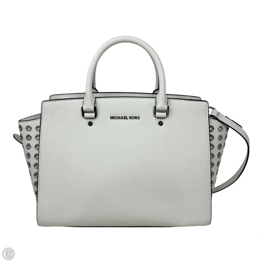 Selma Grommet Handbag Leather By Michael By Michael Kors, Size: Medium