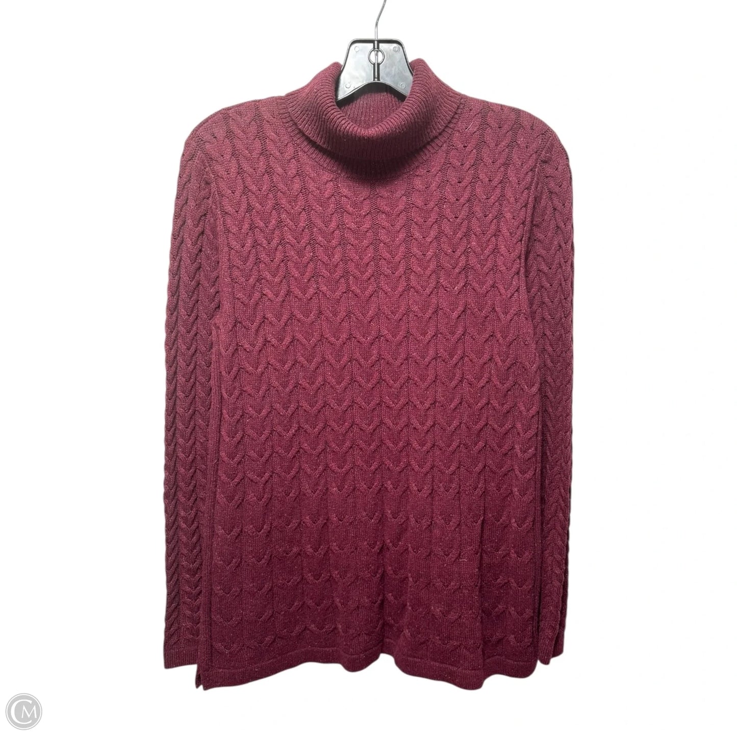 Sweater By J. Jill In Maroon, Size: S