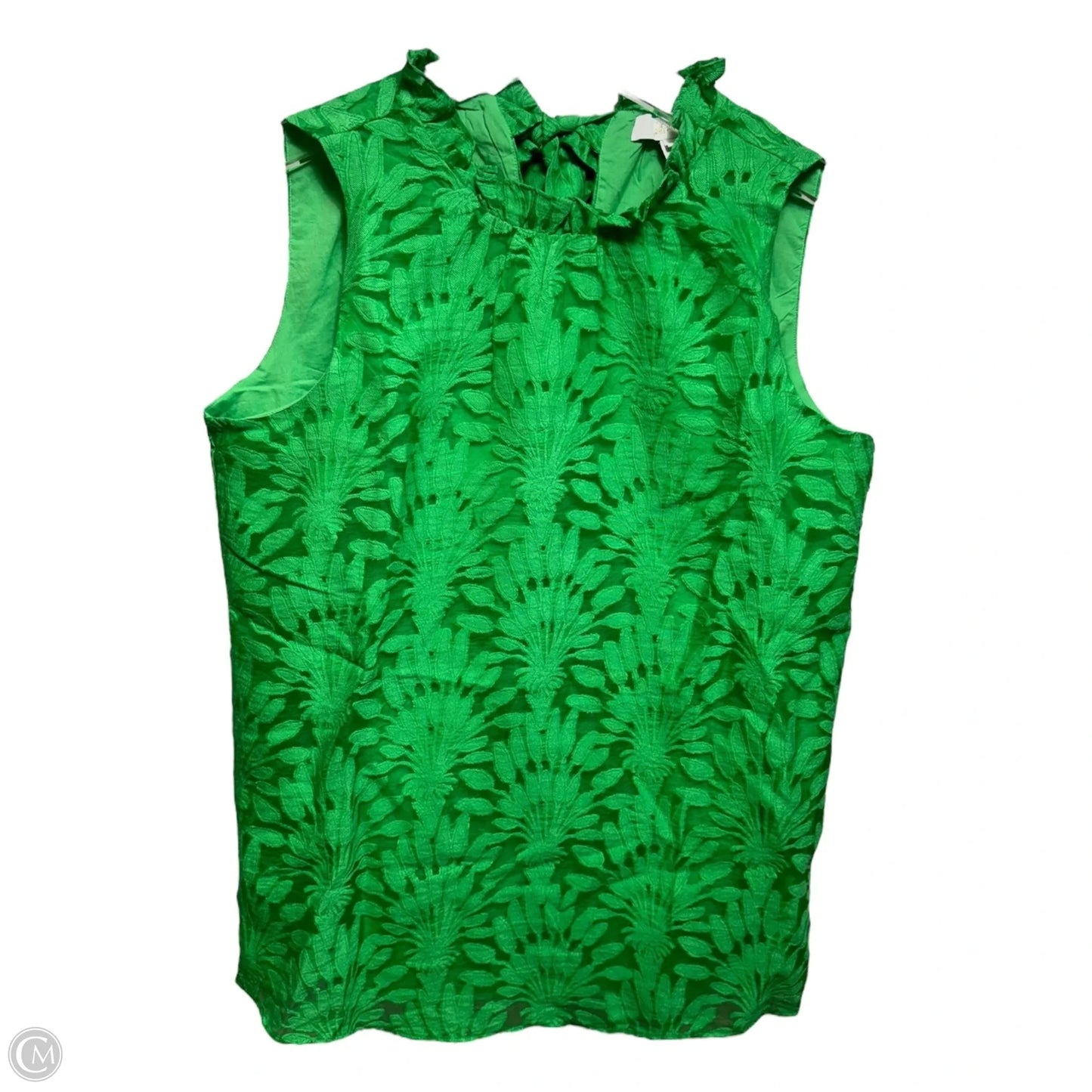 Tolya Top Designer By Lilly Pulitzer In Green, Size: 10