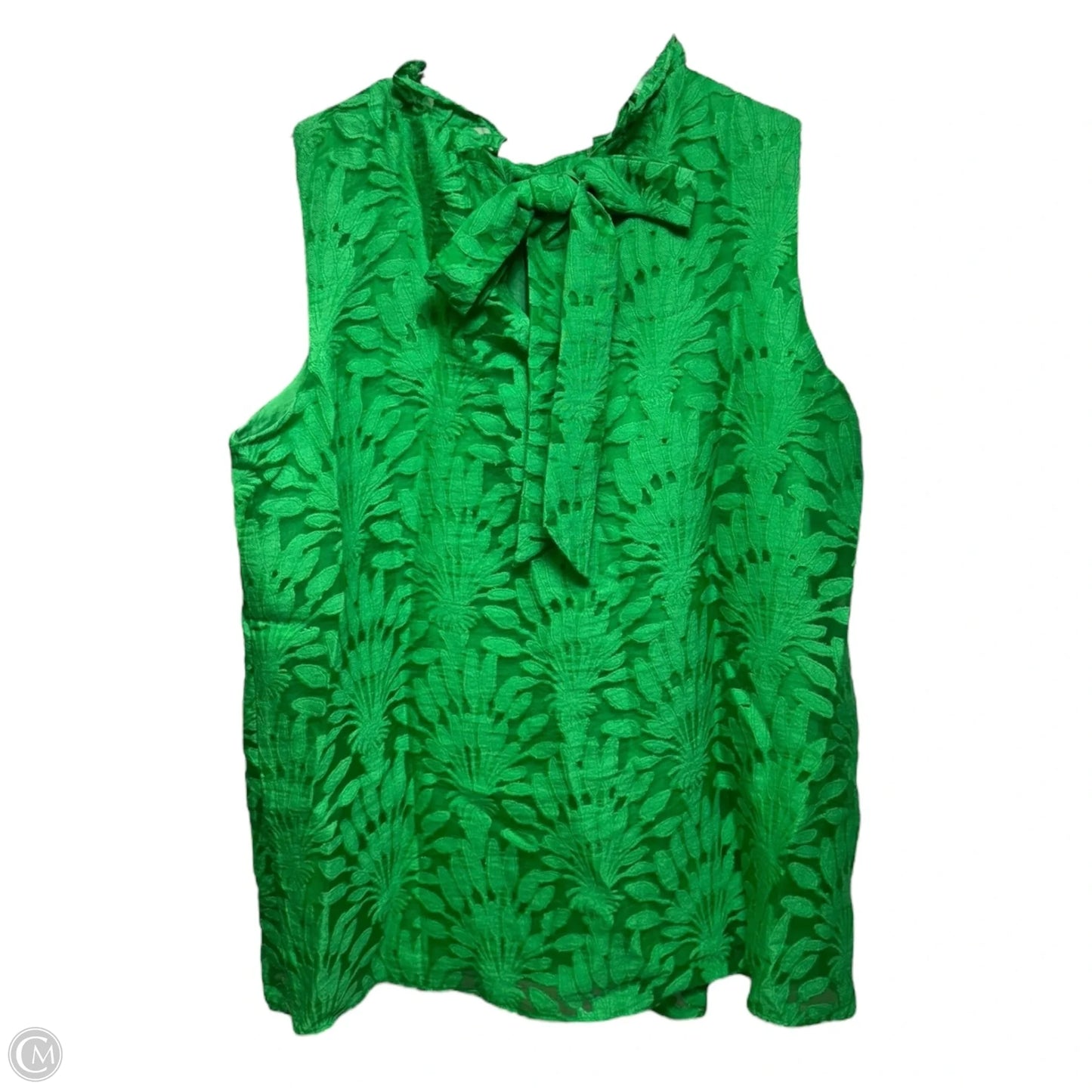 Tolya Top Designer By Lilly Pulitzer In Green, Size: 10