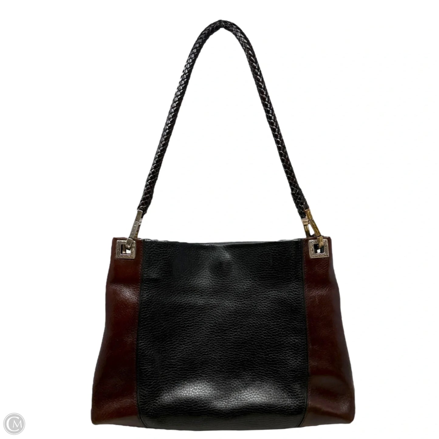 Vintage Charlotte Leather Shoulder Bag By Brighton, Size: Medium