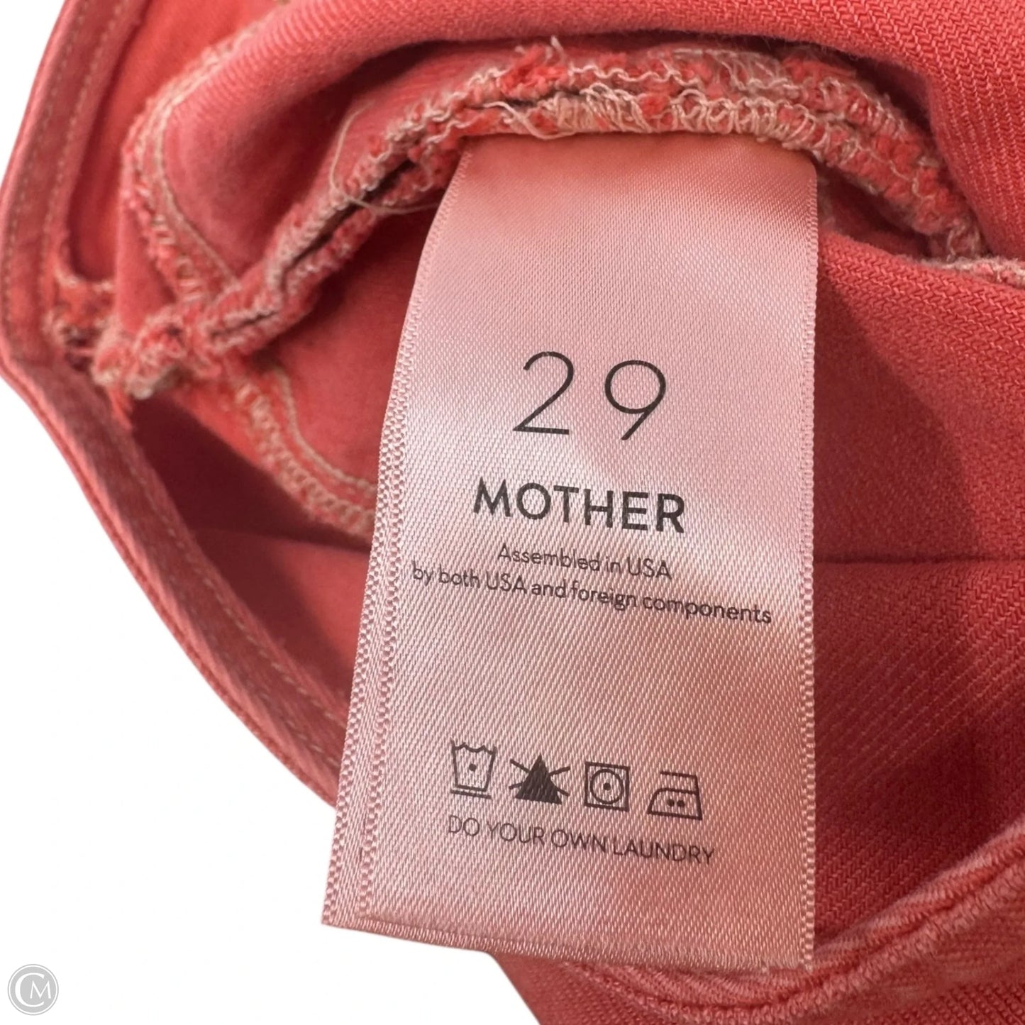 The Ruffle Mini Skirt By Mother In Coral, Size: 8