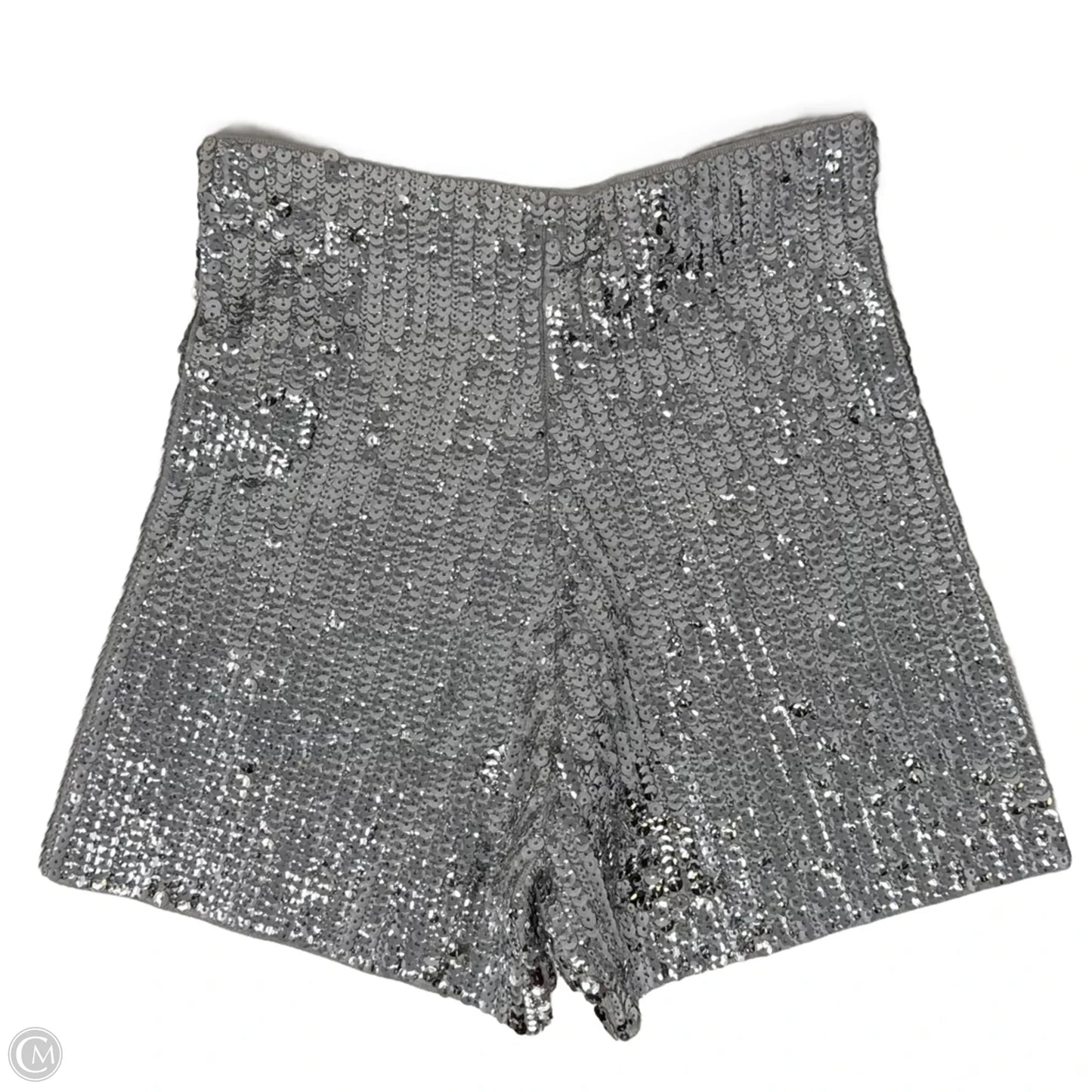 Cindy Sequin Shorts By J. Crew In Silver, Size: Xs