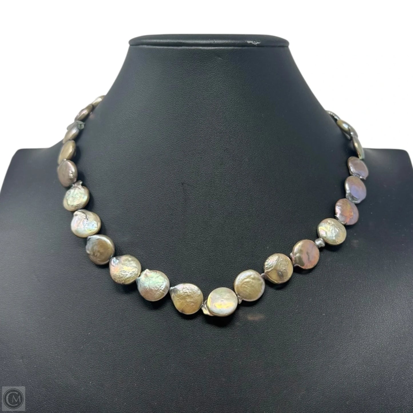 Pearl Coin Beaded Necklace By Teng Yue