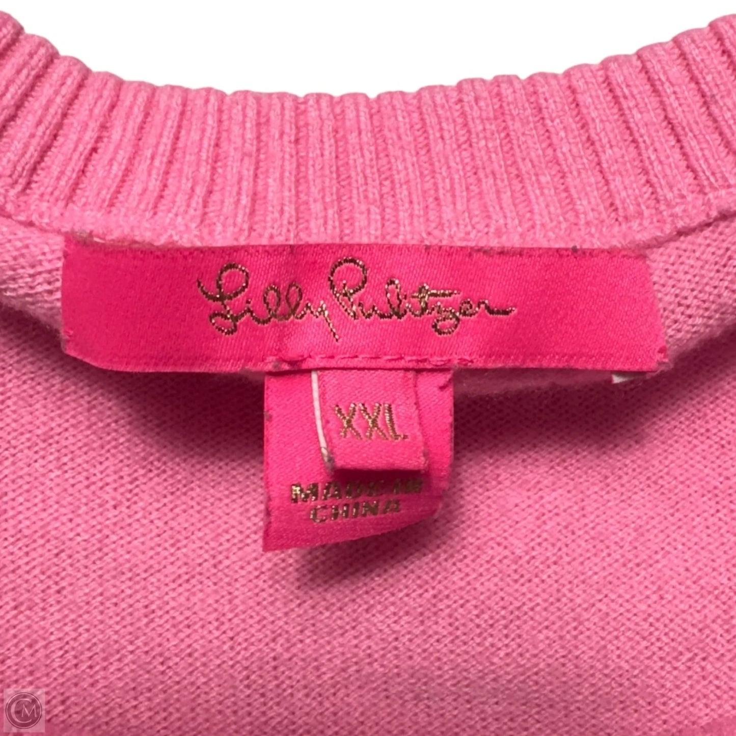 Nariah Sweater Designer By Lilly Pulitzer In Pink Shandy, Size: XXL