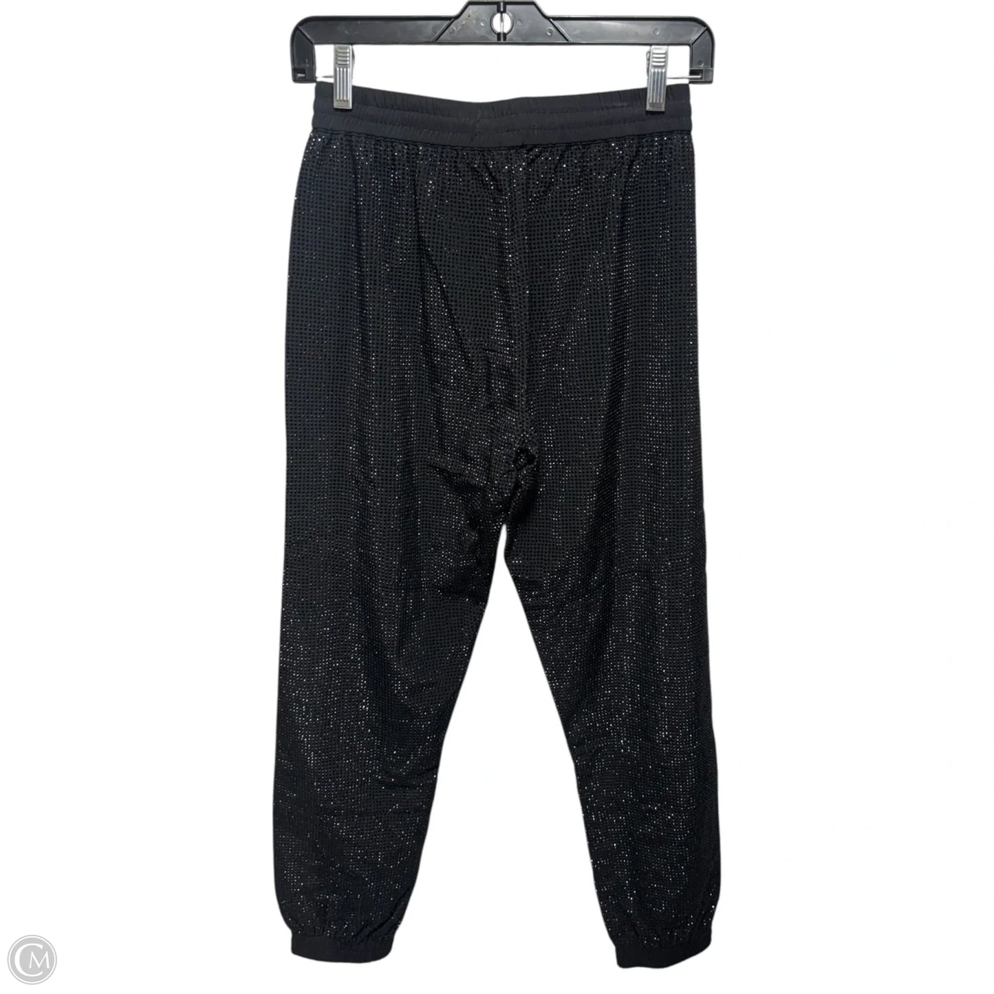 Rhinestone Pants Joggers By R+A In Black, Size: Xs