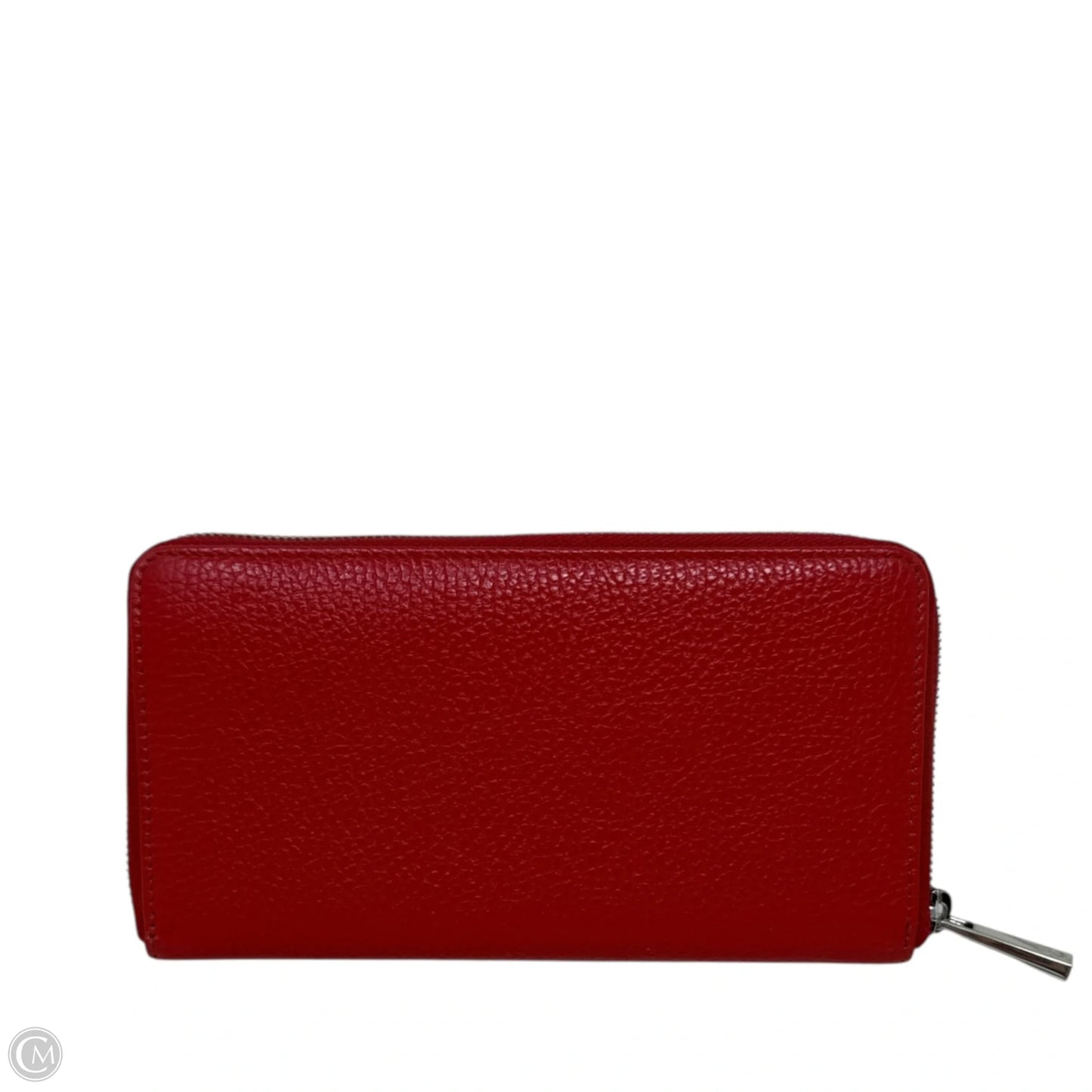 Italian leather Continental Zip Around Wallet By Valentina, Size: Medium
