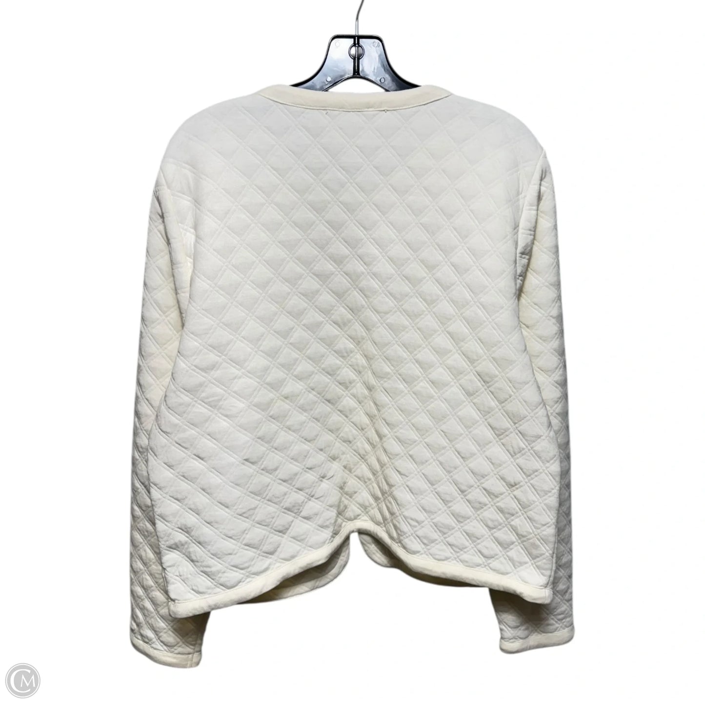 Jacket Quilted By J. Crew In Cream, Size: L