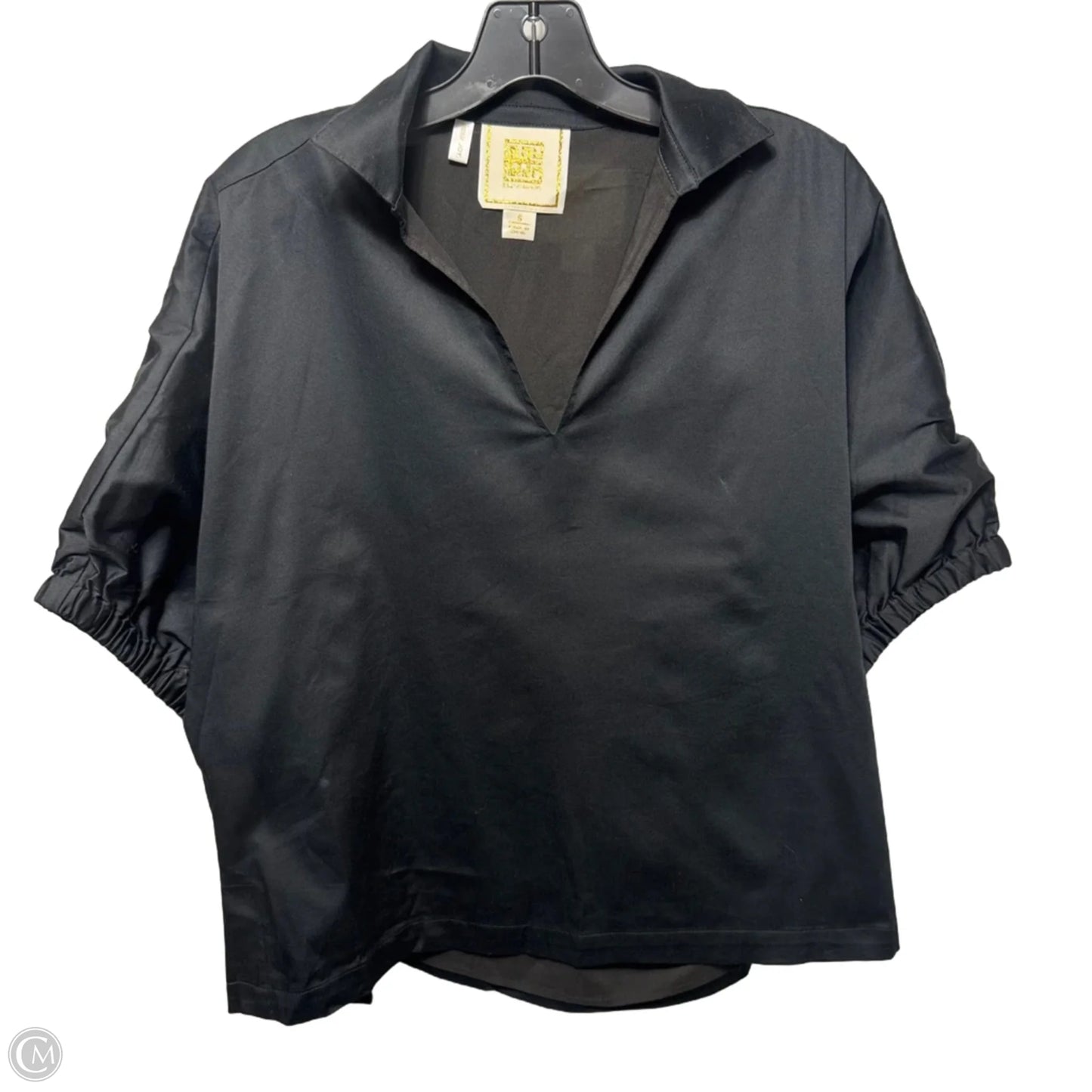 Top Short Sleeve By Emily McCarthy In Black, Size: S