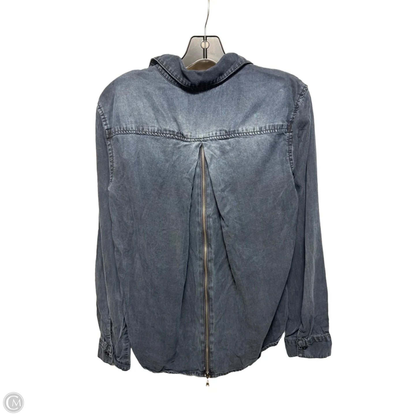 Top Long Sleeve By Bella Dahl In Blue, Size: M