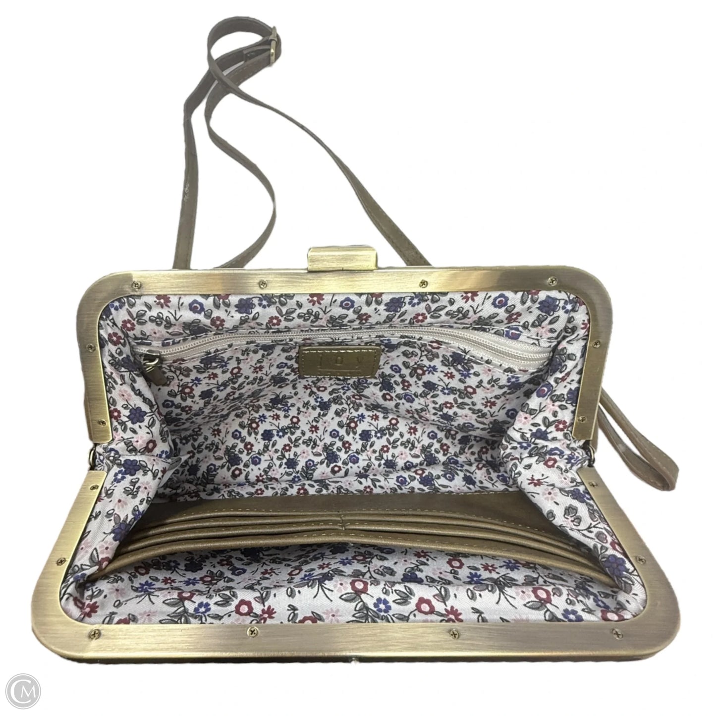 Vivie Frame Lock Crossbody/Wristlet By Joy Susan, Size: Medium