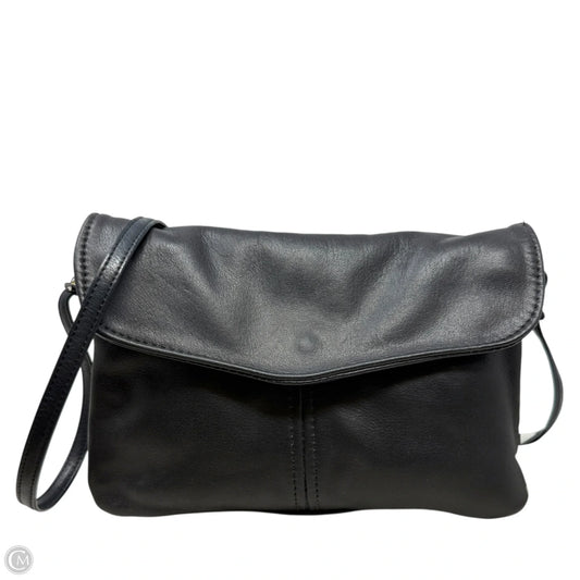 Triple Compartment Leather Shoulder Bag By Victoria Leatger Company, Size: Medium