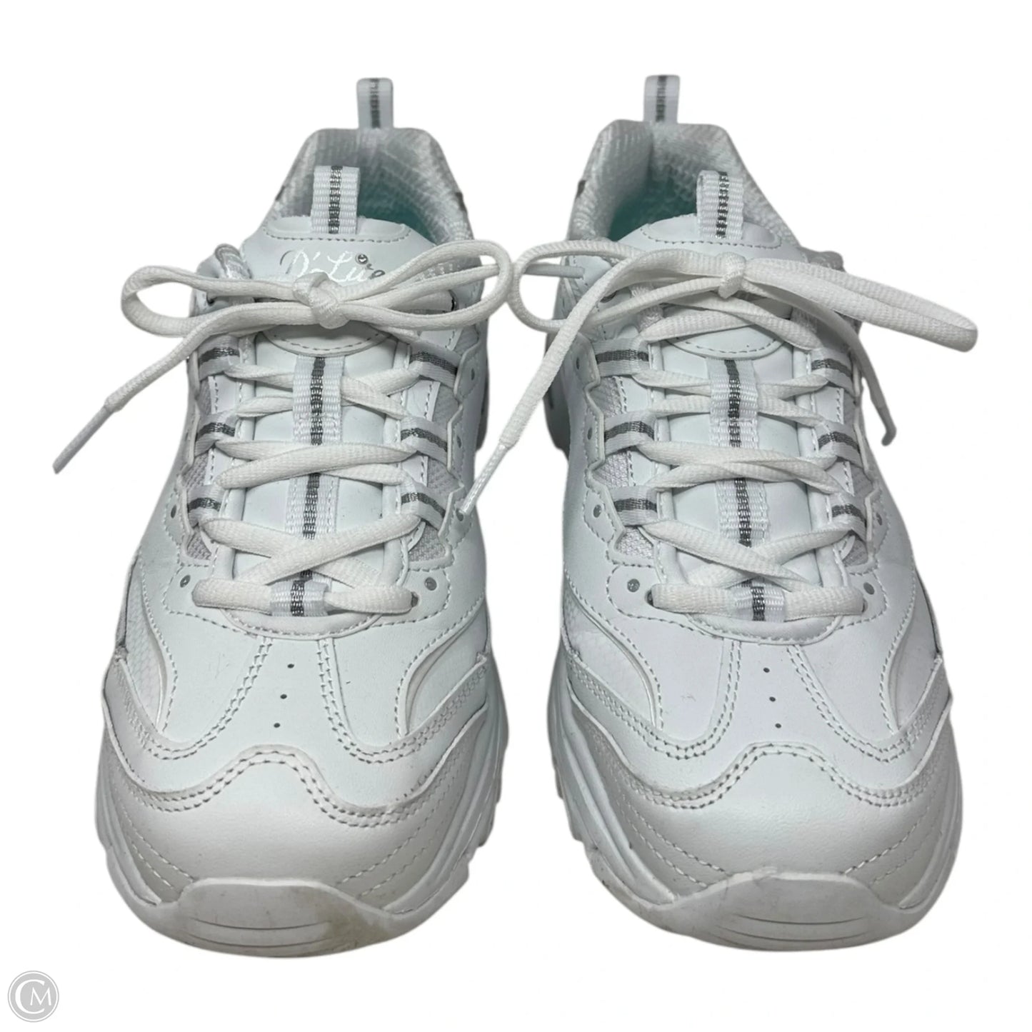 Shoes Athletic By Skechers In White, Size: 8