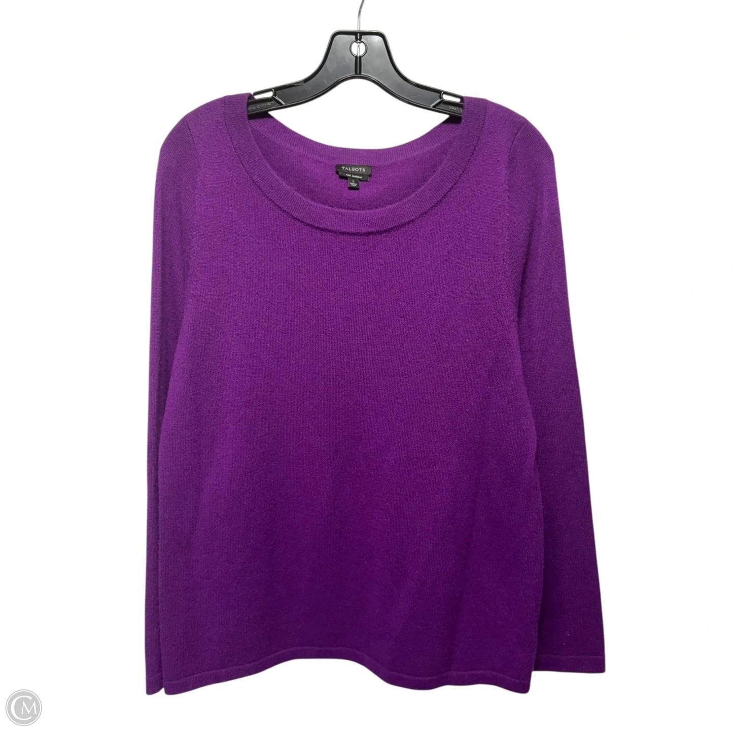 Sweater Cashmere By Talbots In Purple, Size: L