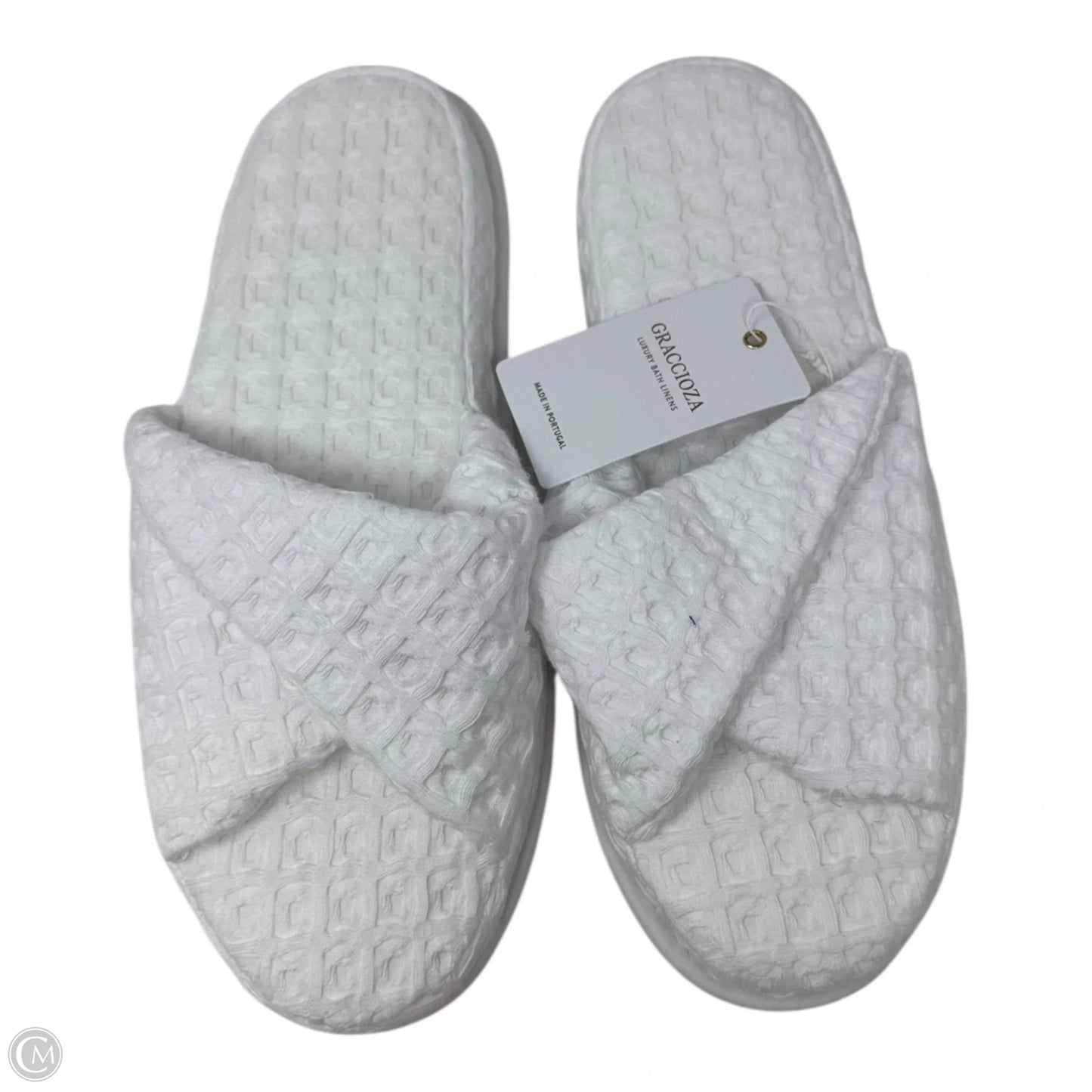 Aura Slippers By Graccioza In White, Size: 10.5