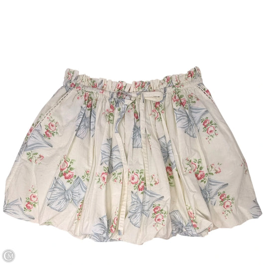 Cheyenne Mini Skirt By Loveshackfancy In Multi-colored, Size: M